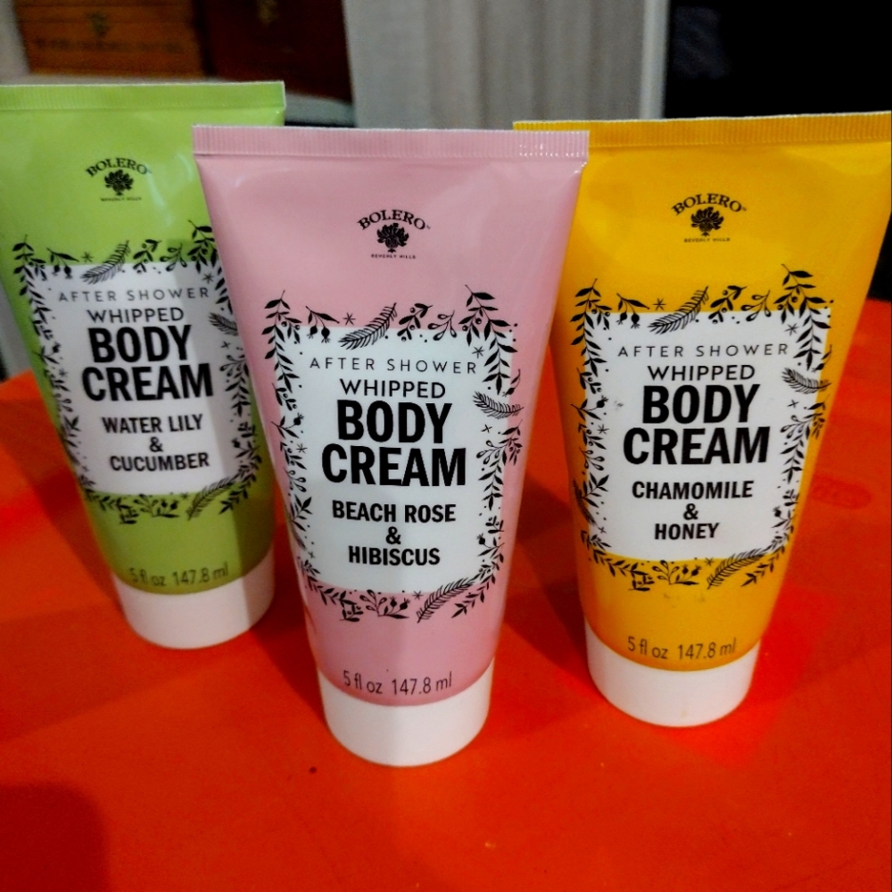 Whipped body cream